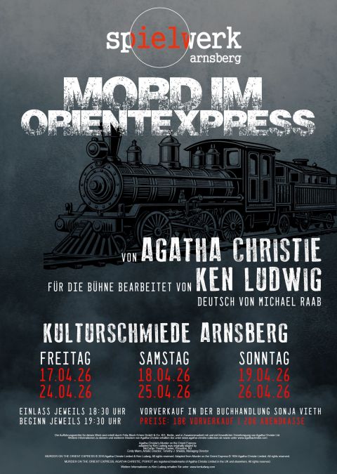 Mord im Orientexpress (Plakat: Annika Mevenkamp)